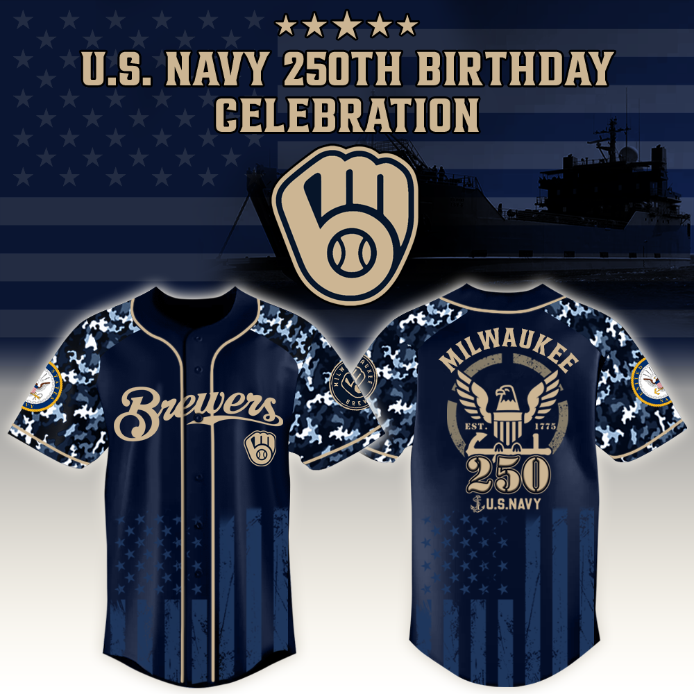 Milwaukee Brewers x US Navy 250th Birthday Edition 