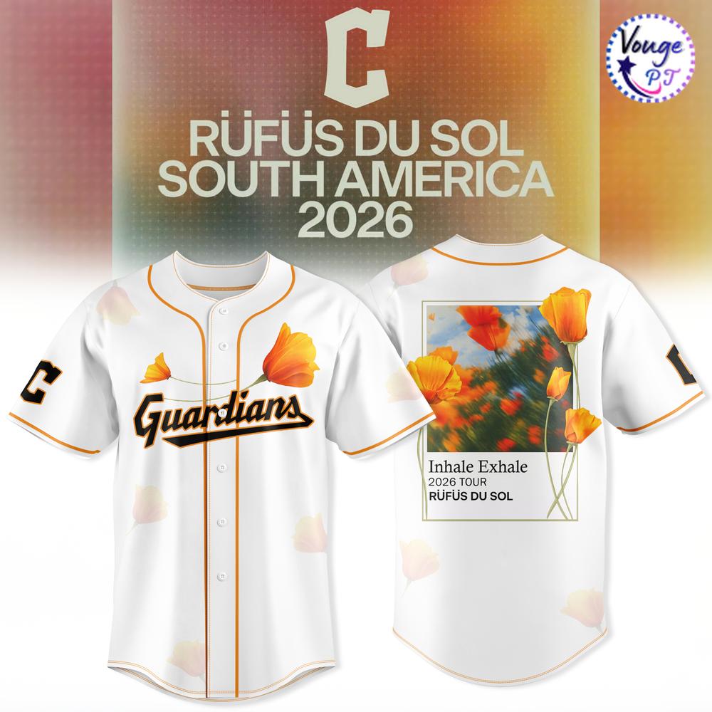 Cleveland Guardians x Rüfüs Du Sol South America 2026 Baseball Jersey 