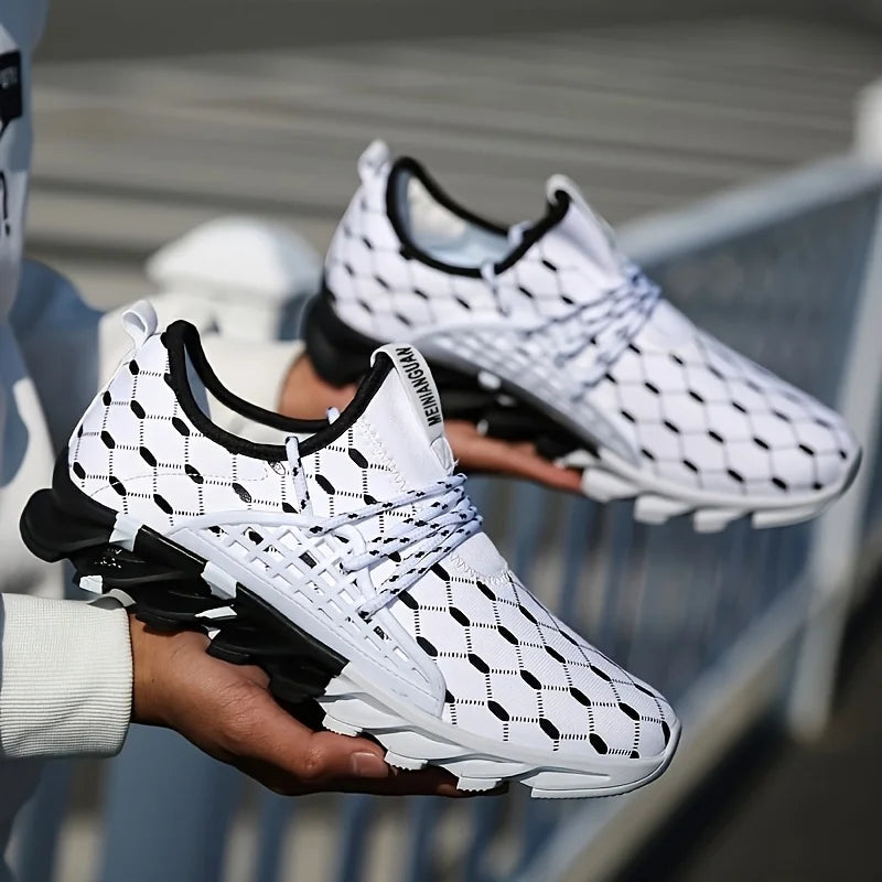 Men’s Sports Shoes – Breathable Casual Walking Sneakers, Fashion Tennis Athletic Footwear
