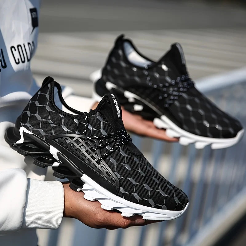 Men’s Sports Shoes – Breathable Casual Walking Sneakers, Fashion Tennis Athletic Footwear