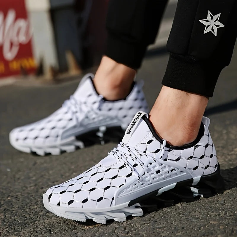 Men’s Sports Shoes – Breathable Casual Walking Sneakers, Fashion Tennis Athletic Footwear