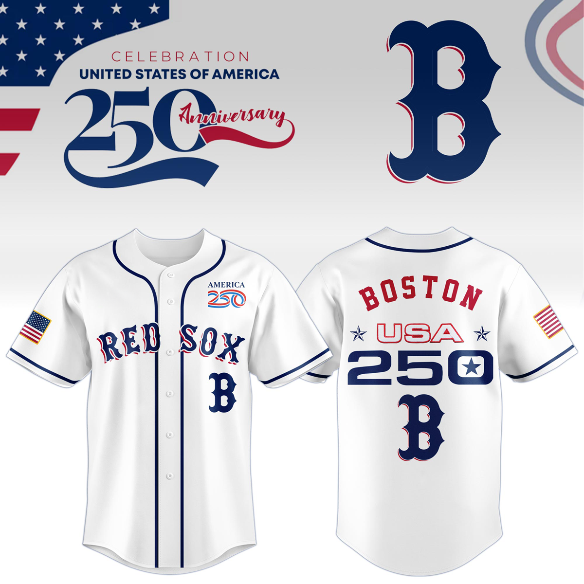 Boston Red Sox x Celebration USA 250 Anniversary 